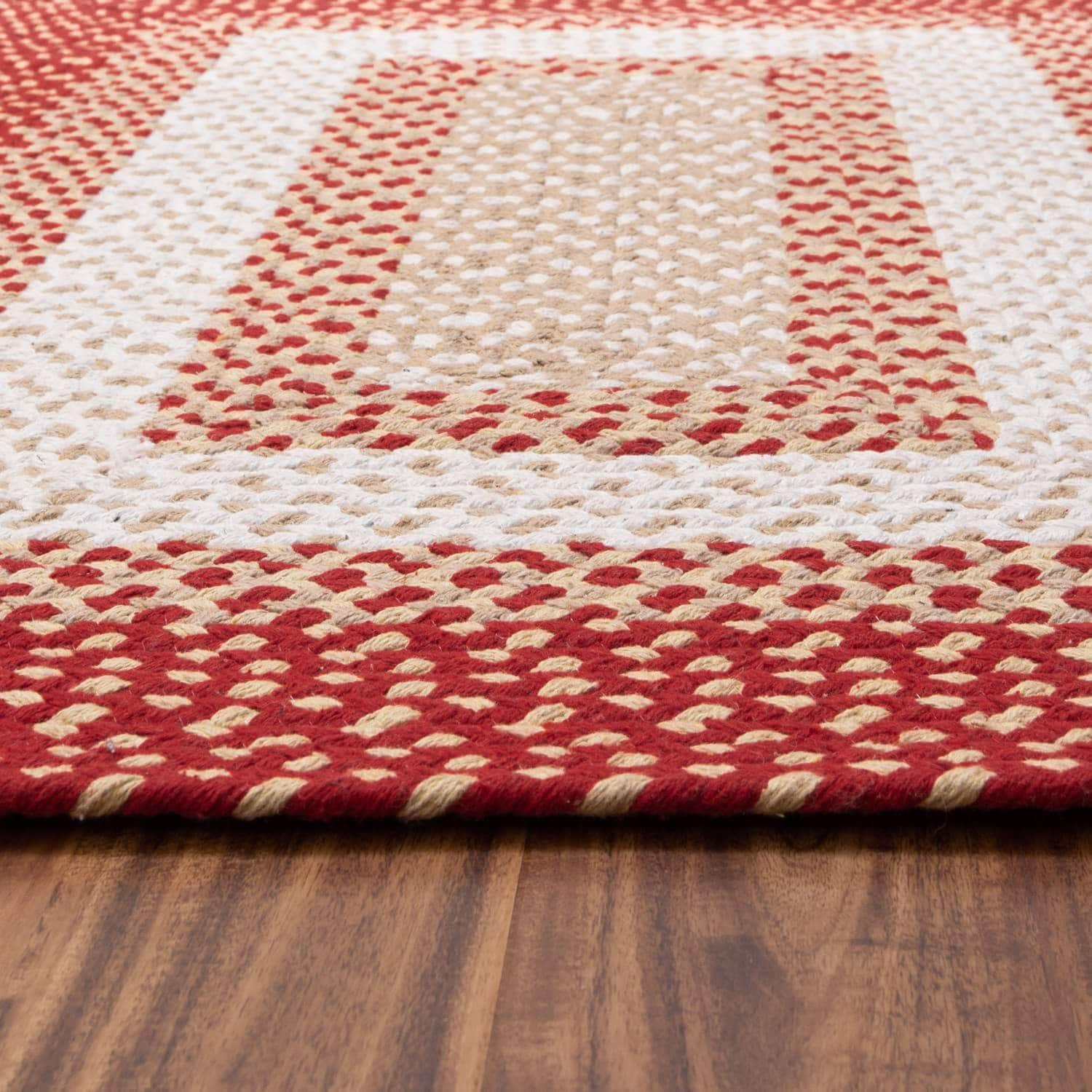 Waterbury WAT01 Red & Cream Rug #color_red & cream