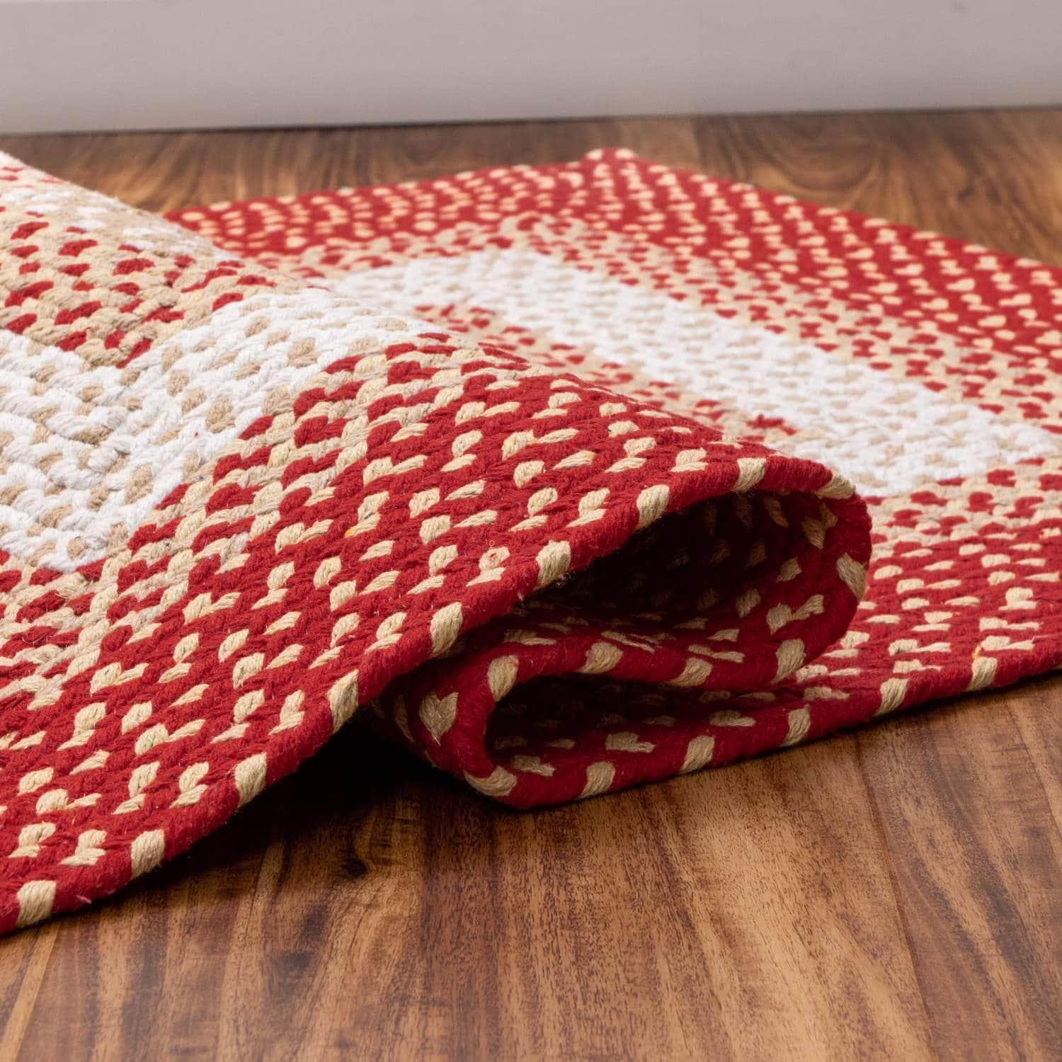 Waterbury WAT01 Red & Cream Rug #color_red & cream