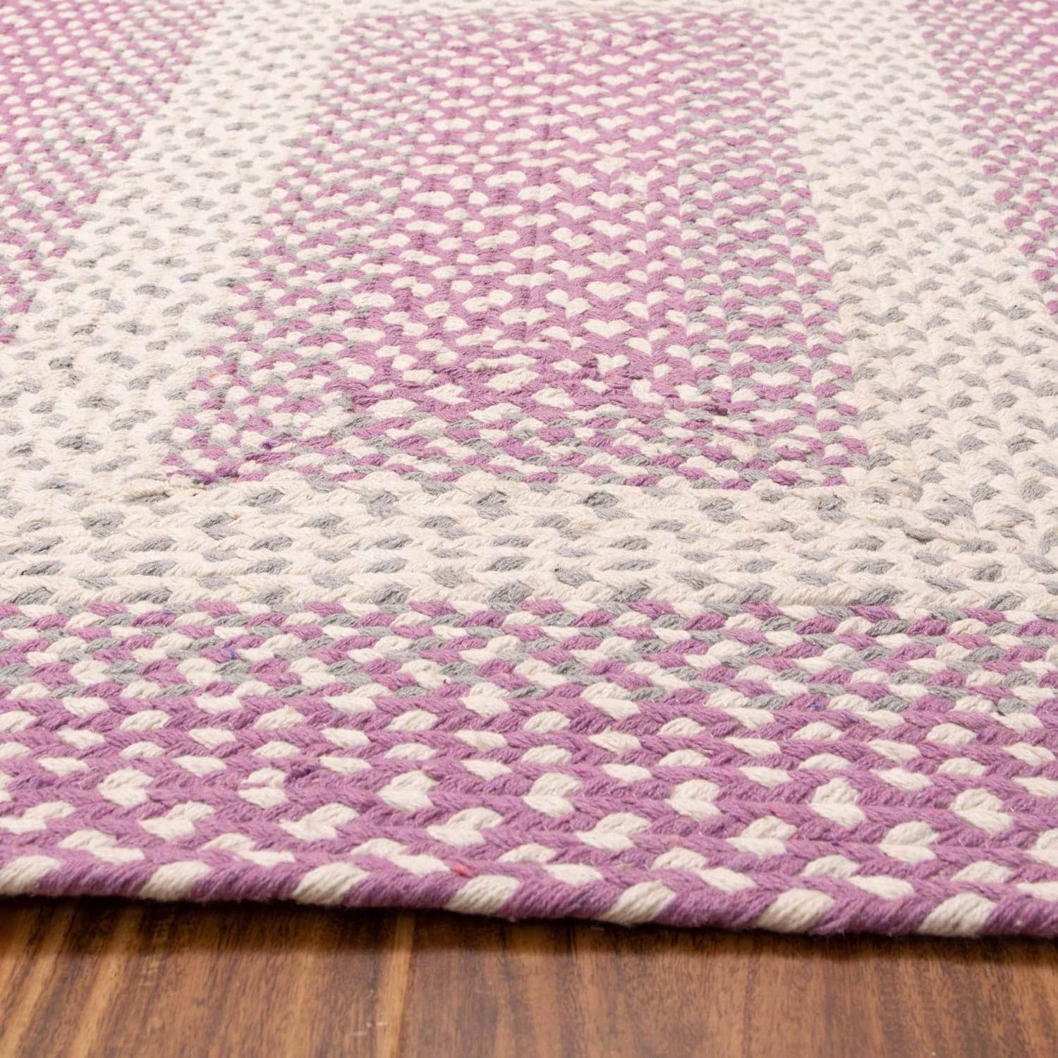 Waterbury WAT01 Purple & Gray Rug #color_purple & gray